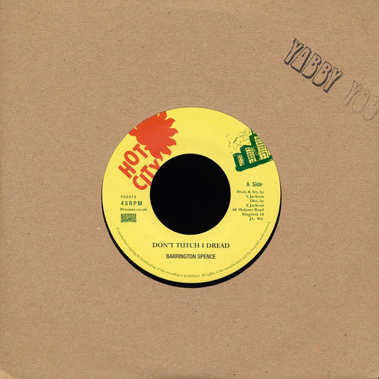 Barrington Spence - Don't Tutch I Dread  /  King Tubby & The Prophets - Tutch Dub [New Vinyl Record 7" Single]