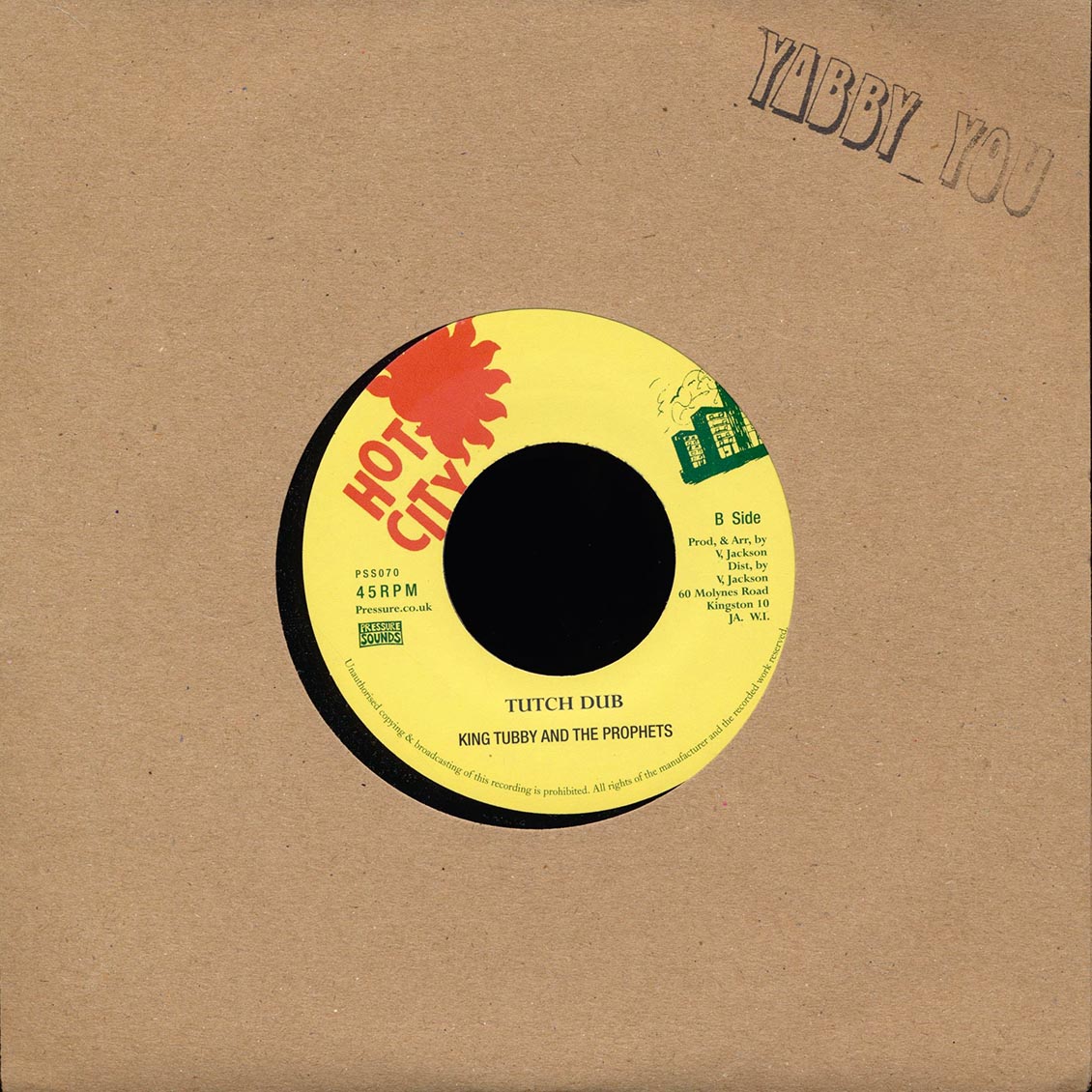 Barrington Spence - Don't Tutch I Dread  /  King Tubby & The Prophets - Tutch Dub [New Vinyl 7"]