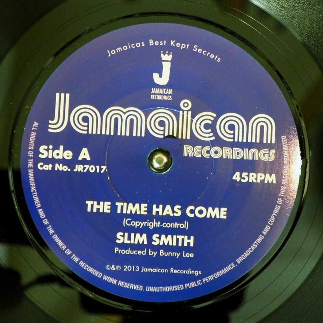 Slim Smith - The Time Has Come  /  Slim Smith - It's Alright [New] [New Vinyl 7"]