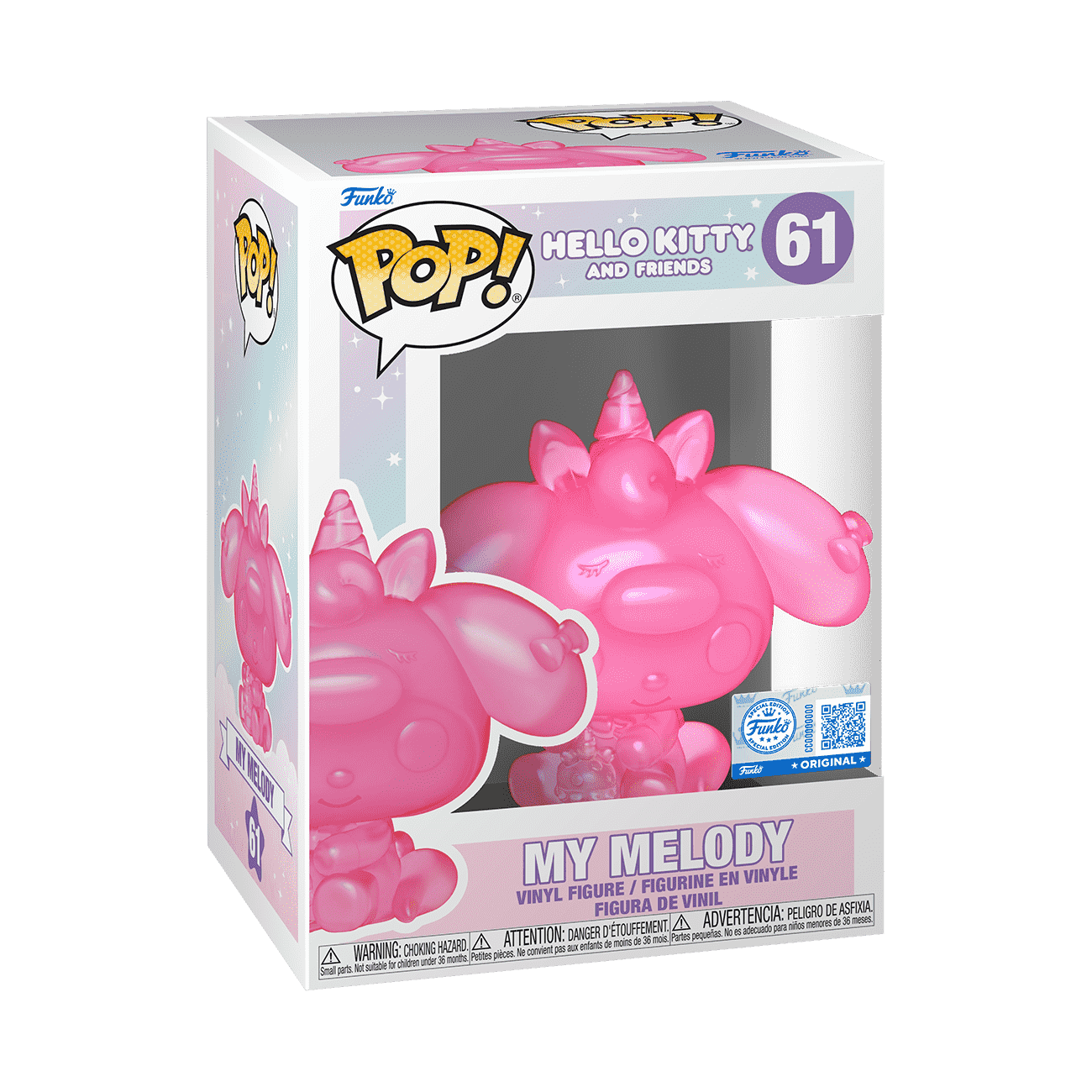 My Melody Translucent #61 Funko Pop Vinyl Figure