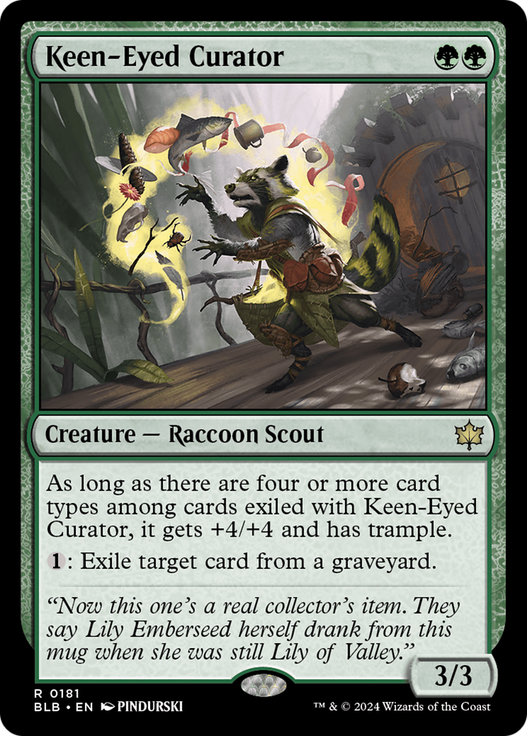 Keen-Eyed Curator (BLB-181) - Bloomburrow