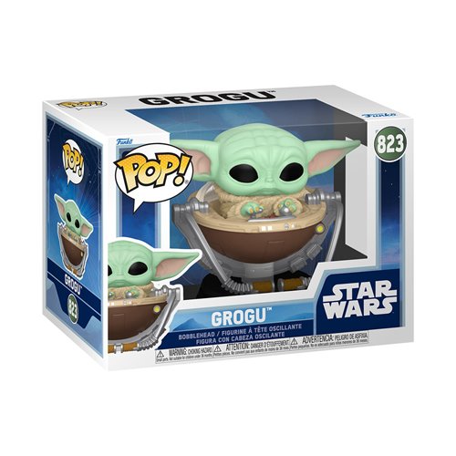 Star Wars: The Mandalorian and Grogu Grogu in Pram Funko Pop! Vinyl Figure #823