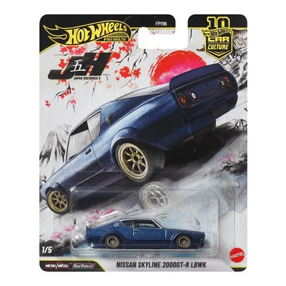 Hot Wheels Car Culture Japan Historics Lb Nissan Skyline Premium 1:64 Vehicle
