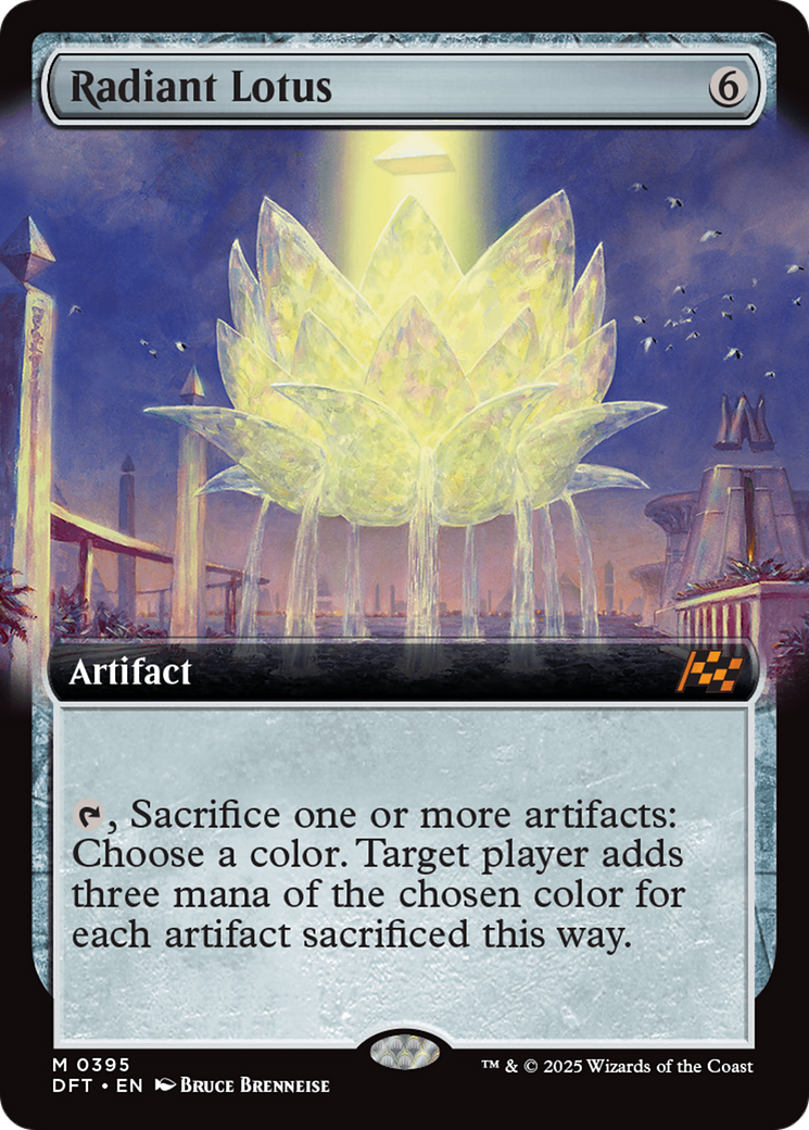 Radiant Lotus (DFT-395) - Aetherdrift: (Extended Art) Foil