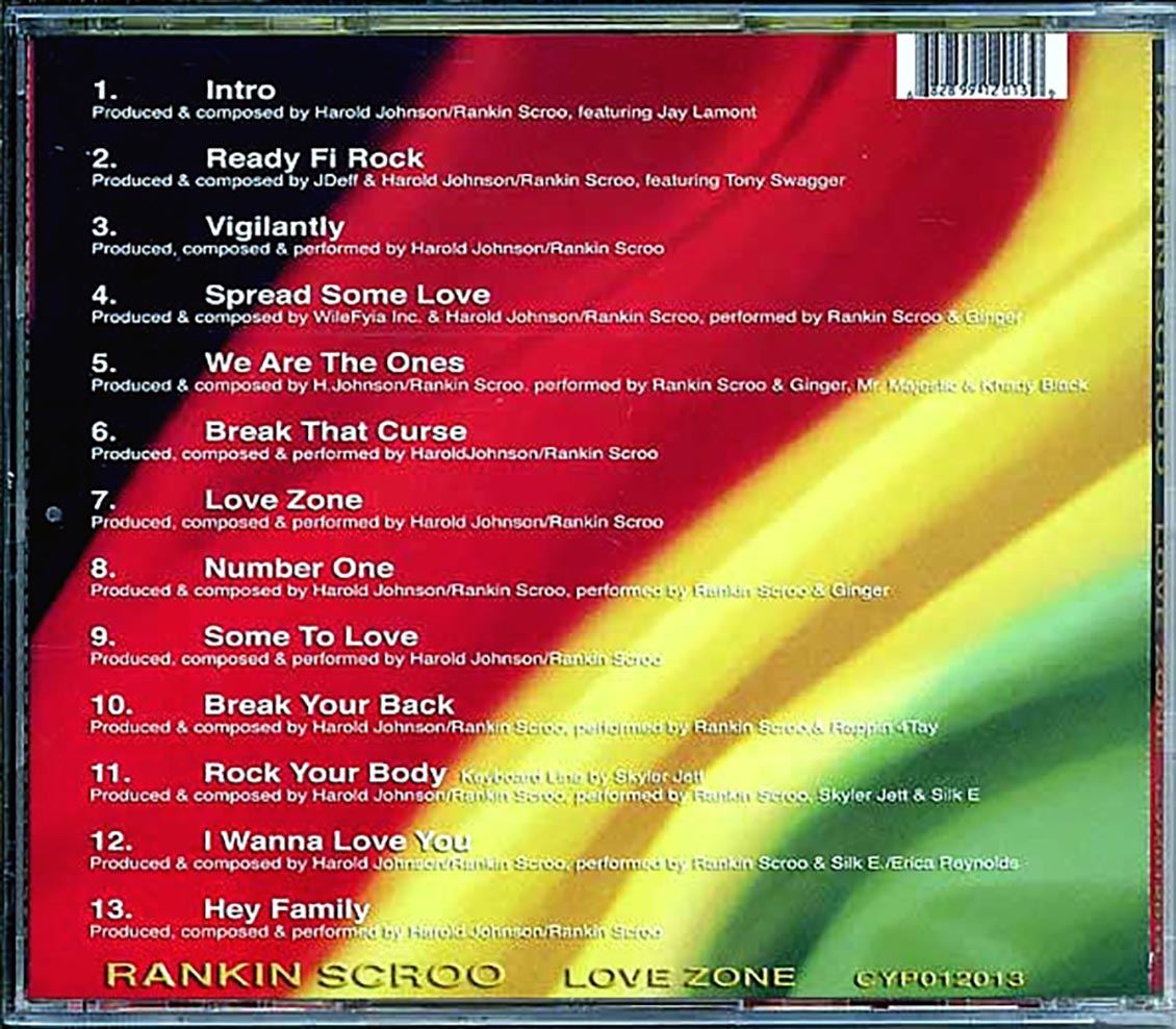 Rankin Scroo - Love Zone [New CD]