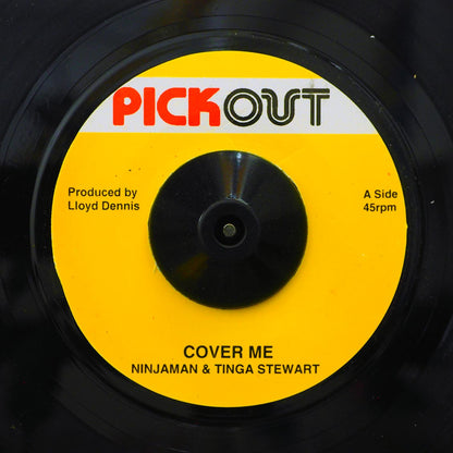 Tinga Stewart, Ninjaman - Cover Me  /  Version (rhythm: "Horace Andy - Fever") [New Vinyl 7"]