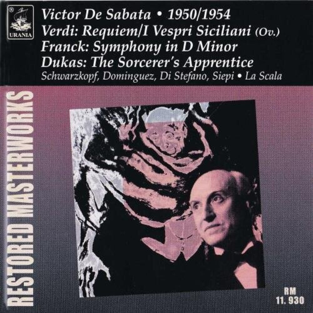 Verdi / Franck / Siepi / Schwarzkopf / Dominguez - Messa Da Requiem Music CD