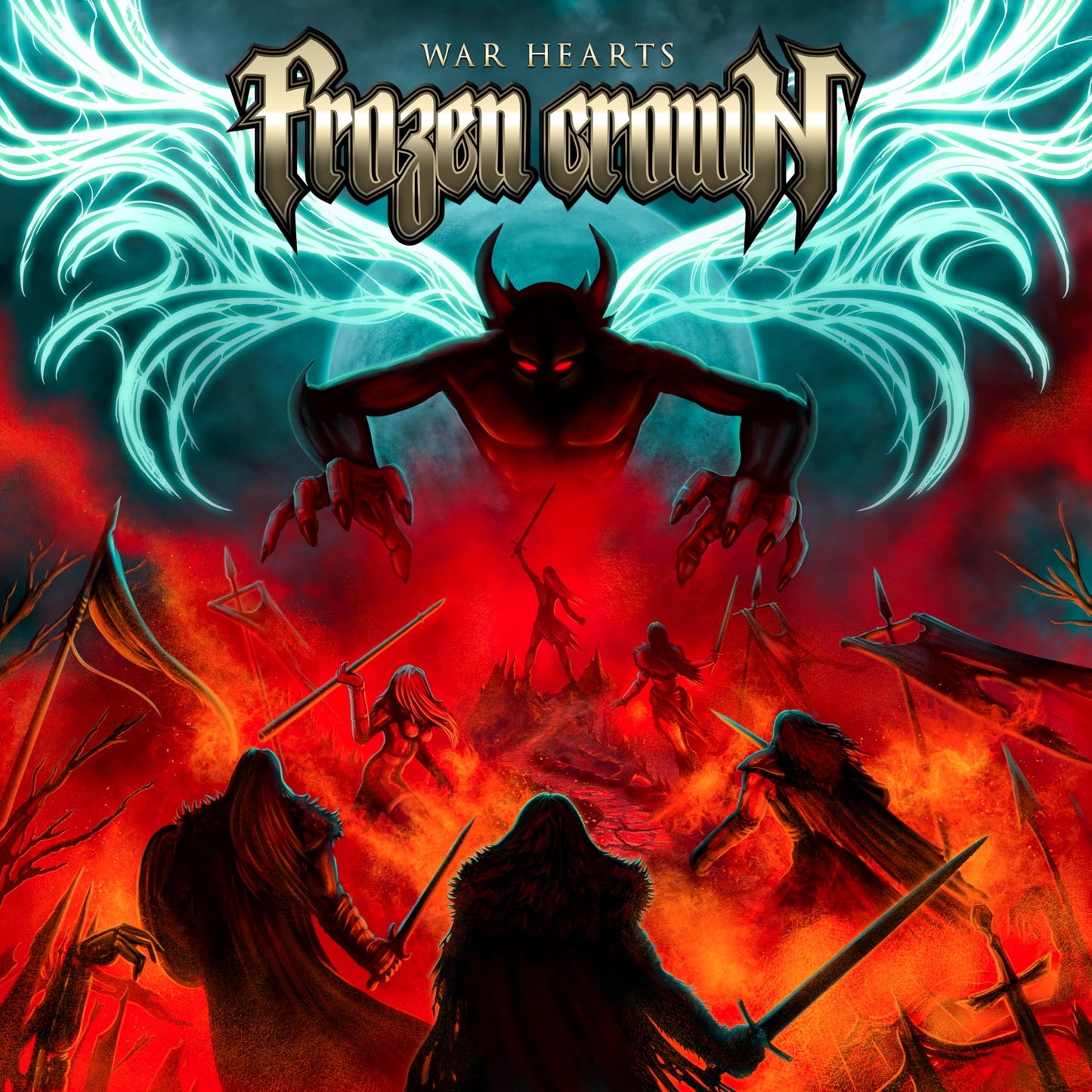 Frozen Crown - War Hearts (Aus) [LP] Vinyl Record