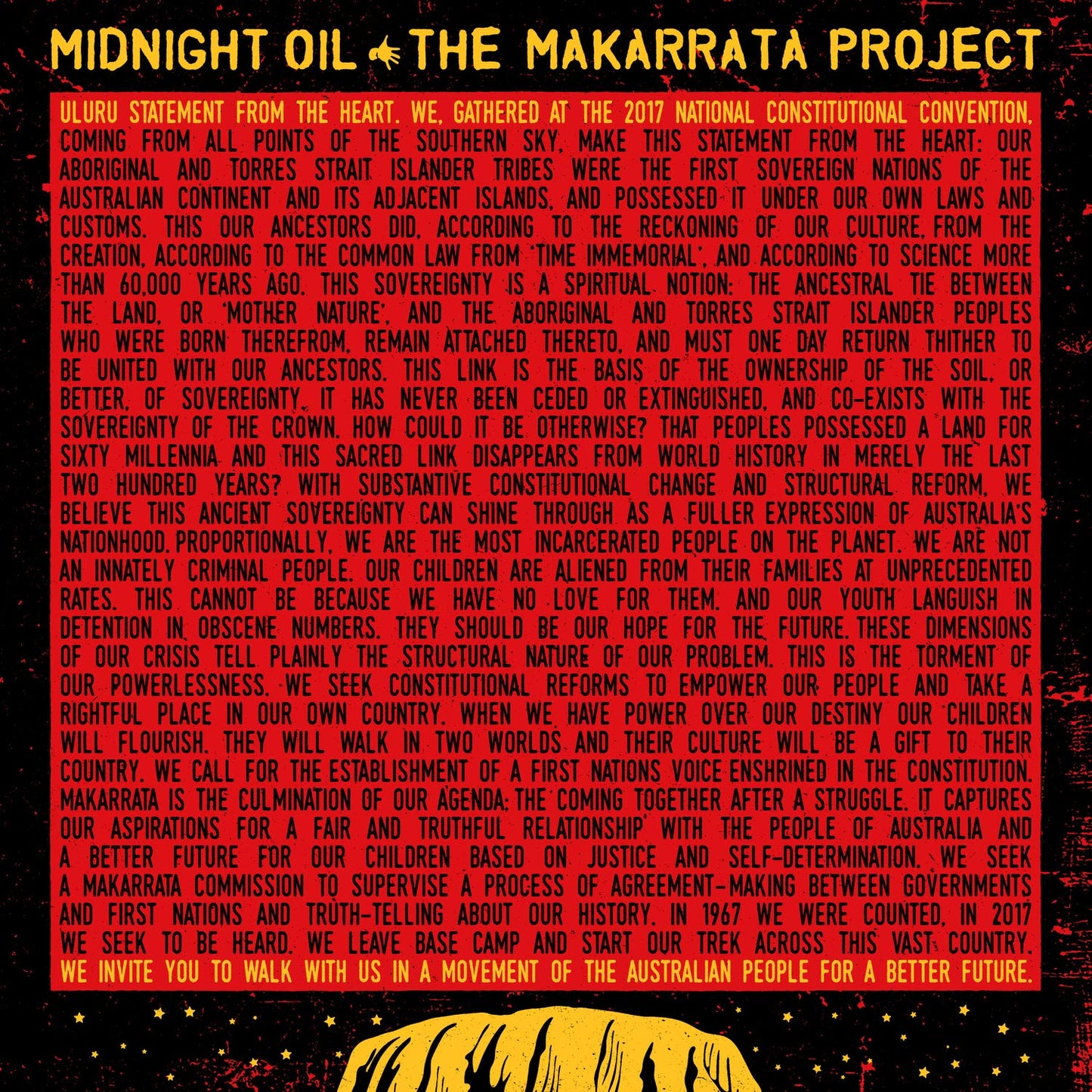 Midnight Oil - Makarrata Project - Black Vinyl [LP] Vinyl Record