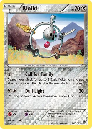 Klefki 066/119 - XY  Phantom Forces