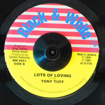 Barry Brown - Love Love  /  Tony Tuff - Lots Of Loving (rhythm: "Mikey Dread - Barber Saloon") [New Vinyl 7"]