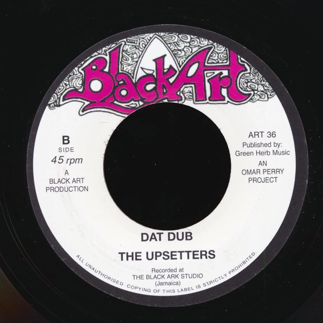 Jr. Dread - A Wah Dat  /  The Upsetters - Dat Dub (UK press) [New Vinyl 7"]