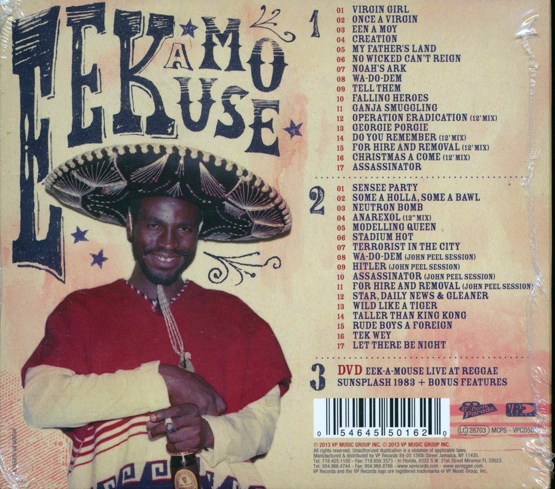 Eek A Mouse - Eek-Ology: Reggae Anthology (34 tracks) (2xCD) (incl. DVD) [New CD]