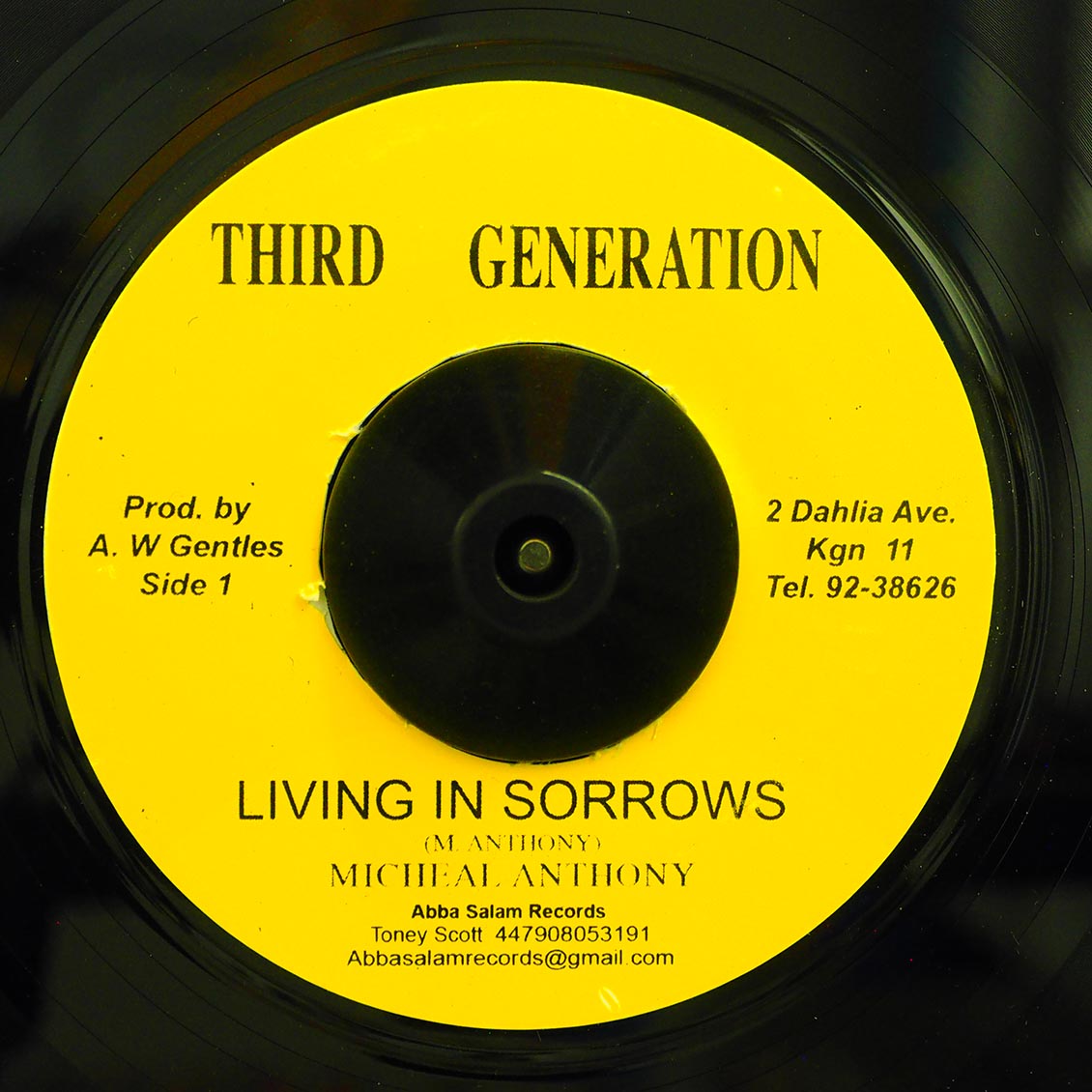 Michael Anthony - Living In Sorrows  /  Version [New] [New Vinyl 7"]