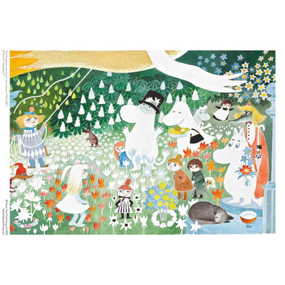 A Dangerous Journey Moomin 1000 Piece Jigsaw Puzzle Flame Tree