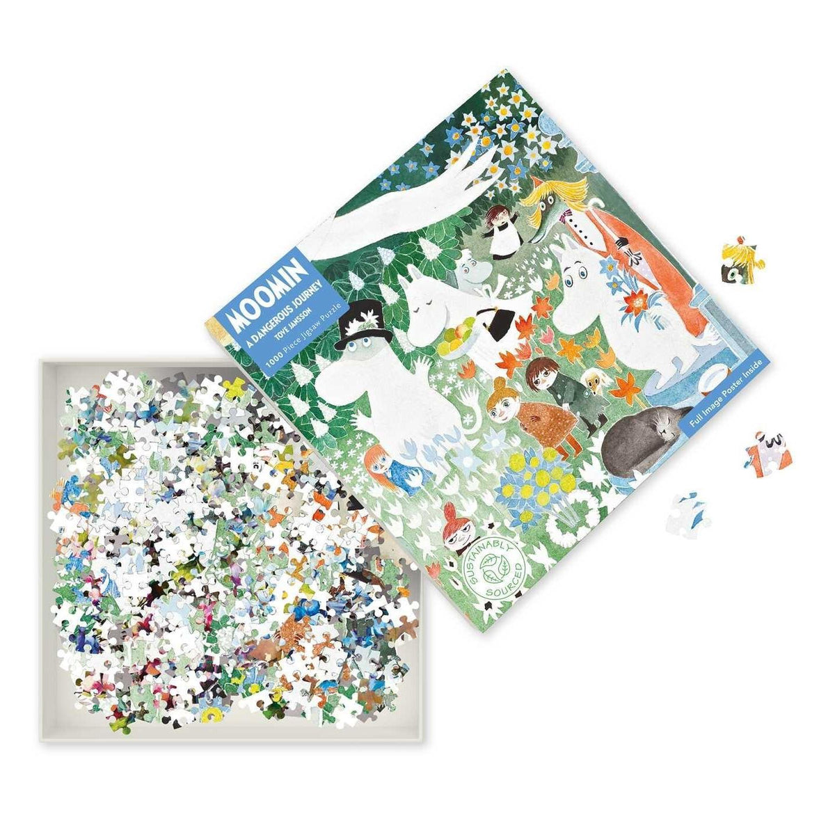 A Dangerous Journey Moomin 1000 Piece Jigsaw Puzzle Flame Tree