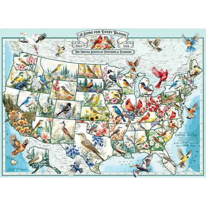 A Song for Every Bloom 300 Piece Jigsaw Puzzle Eurographics