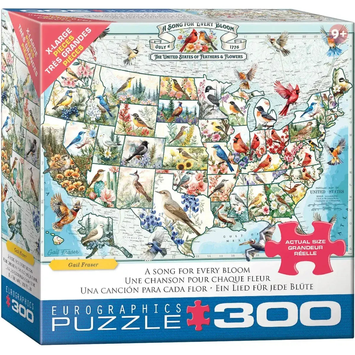 A Song for Every Bloom 300 Piece Jigsaw Puzzle Eurographics