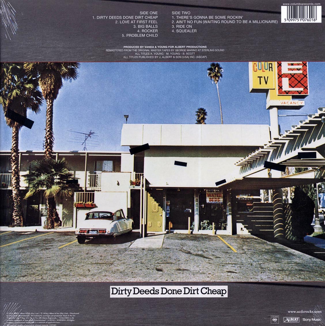 AC/DC - Dirty Deeds Done Dirt Cheap [2009 Reissue Remastered 180G] [New Vinyl Record LP]