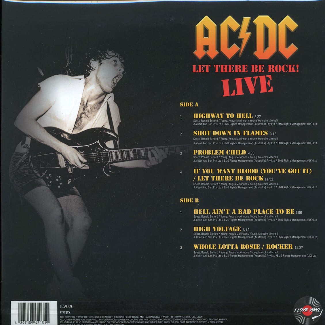 AC/DC - Let There Be Rock! Live [2023 Unofficial] [New Vinyl Record LP]