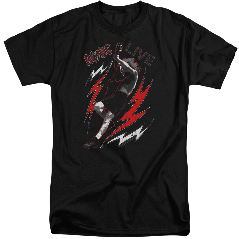 AC/DC Live Mens Tall T Shirt Black