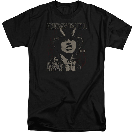 AC/DC My Friends Mens Tall T Shirt Black Officially Licensed