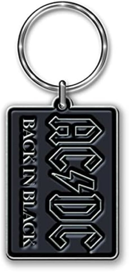 AC/DC - Back in Black Metal Keychain Keyring