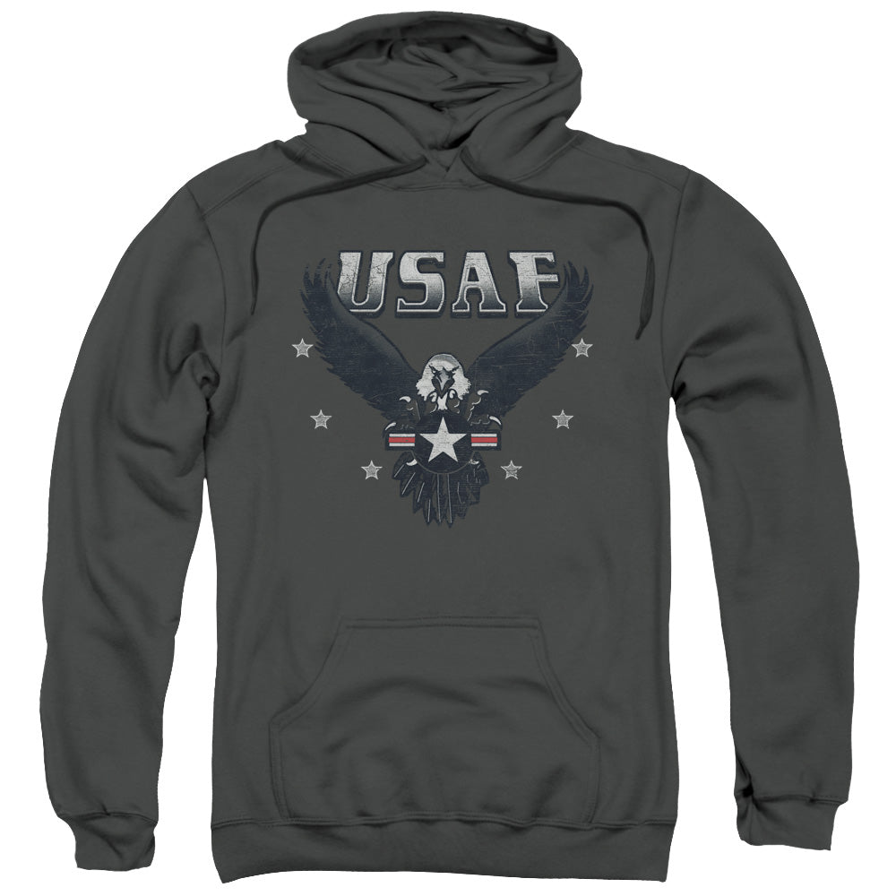 Air Force Incoming Mens Hoodie Charcoal Officially Licensed