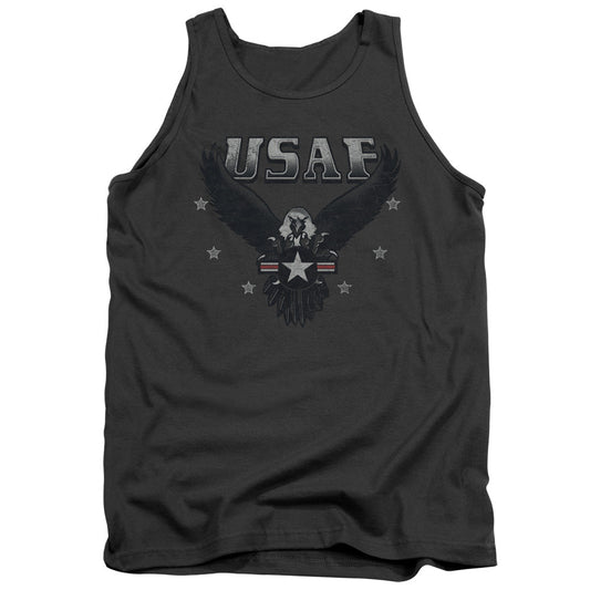 Air Force Incoming Mens Tank Top Shirt Charcoal Officially Licensed
