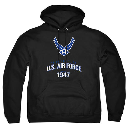 Air Force Property Of Mens Hoodie Black Officially Licensed