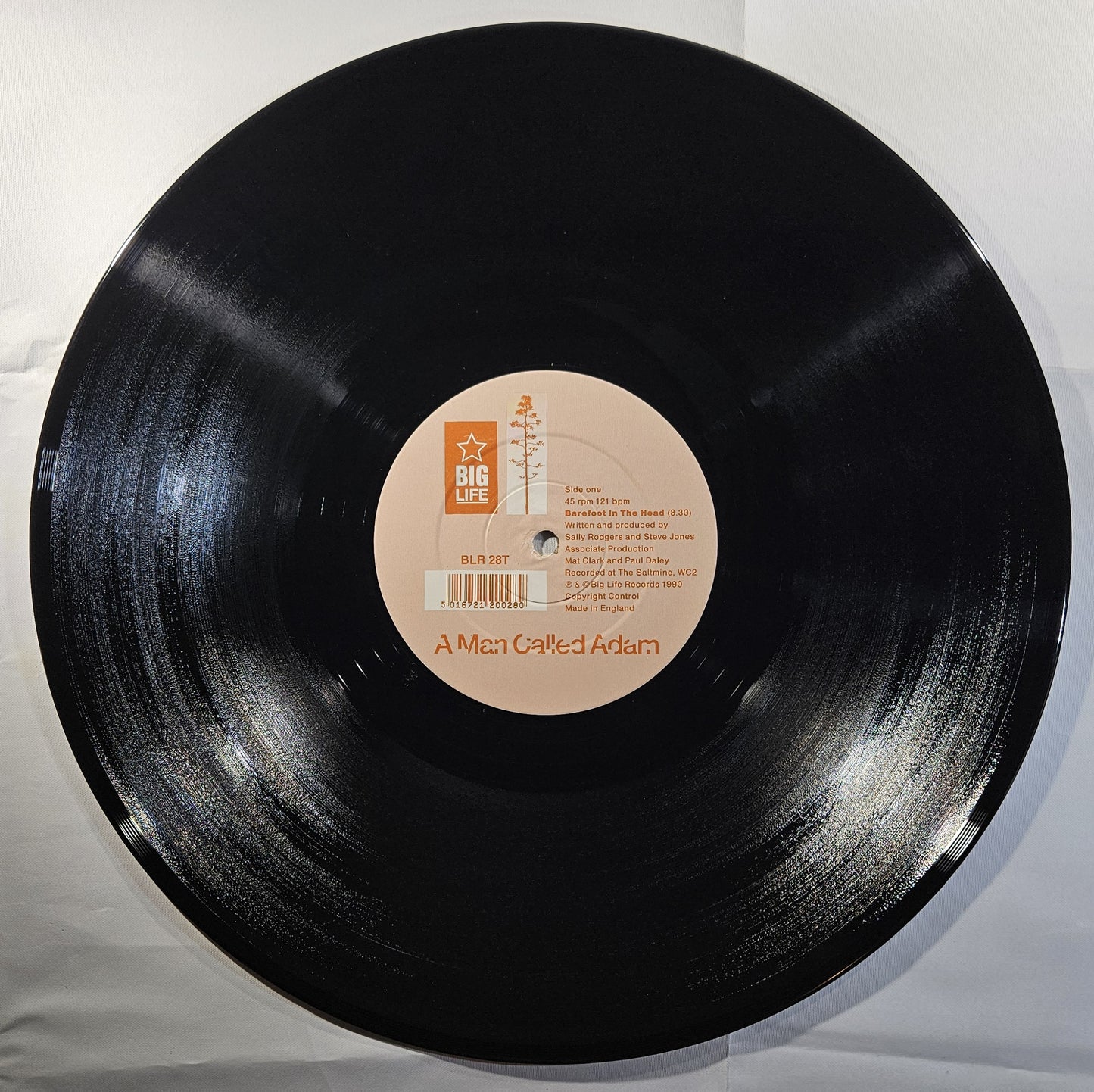 A Man Called Adam - Barefoot in the Head [1990 Used Vinyl Record 12" Single]