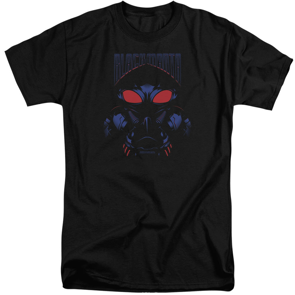 Aquaman Movie Black Manta Mens Tall T Shirt Black Officially Licensed