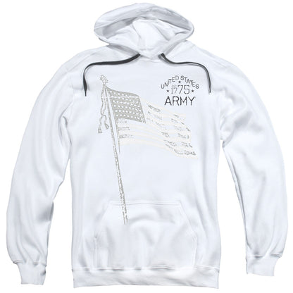 Army Tristar Mens Hoodie White Officially Licensed