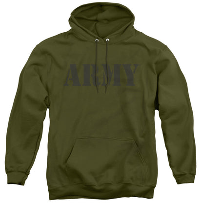 Army Army Mens Hoodie Military Green Officially Licensed