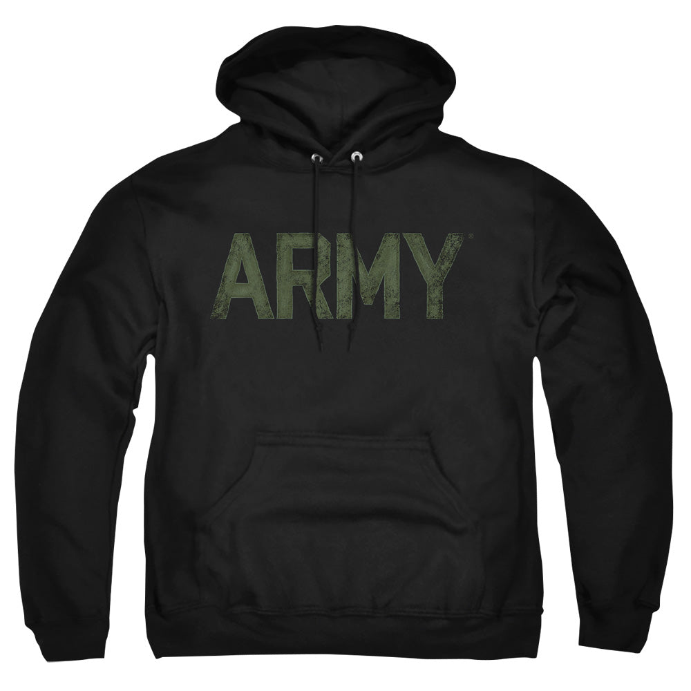Army Type Mens Hoodie Black Officially Licensed