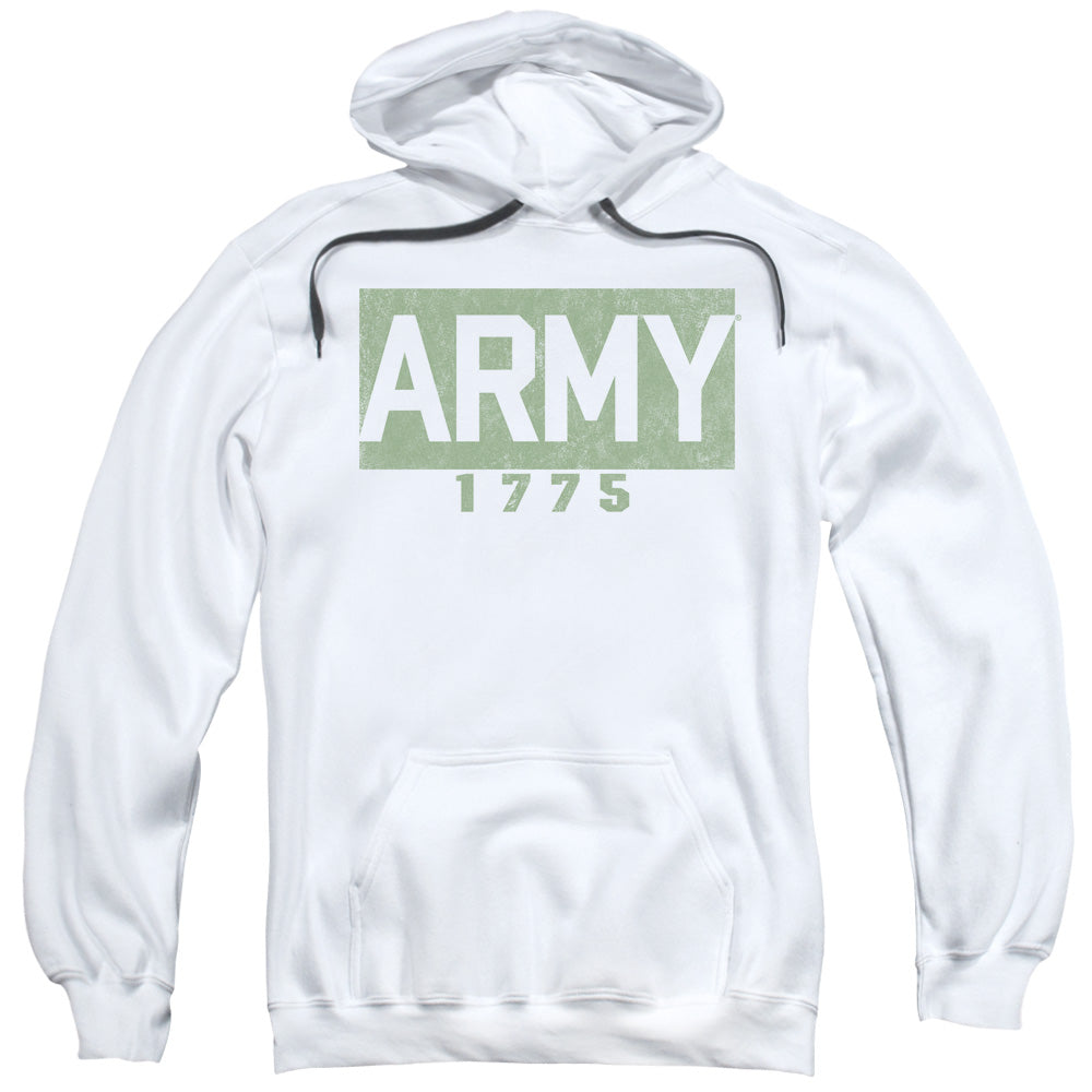 Army Block Mens Hoodie White Officially Licensed