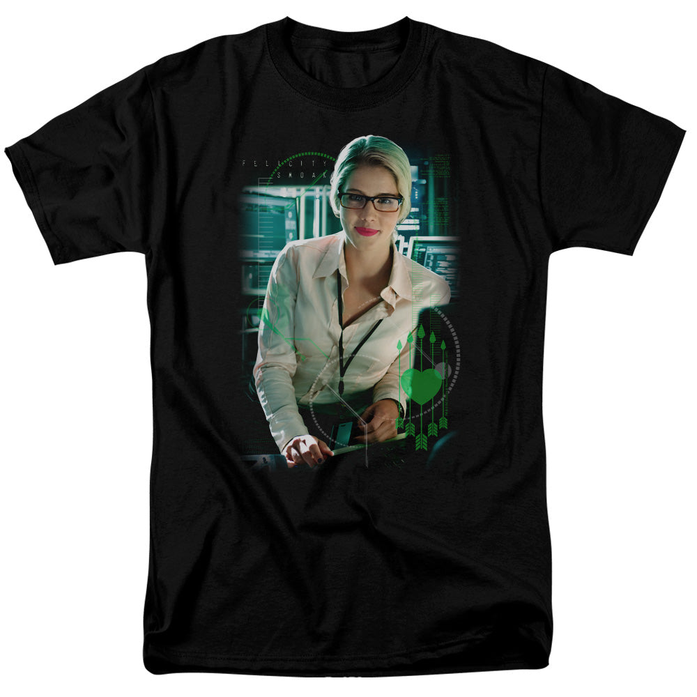 Arrow Felicity Smoak Mens T Shirt Black Officially Licensed