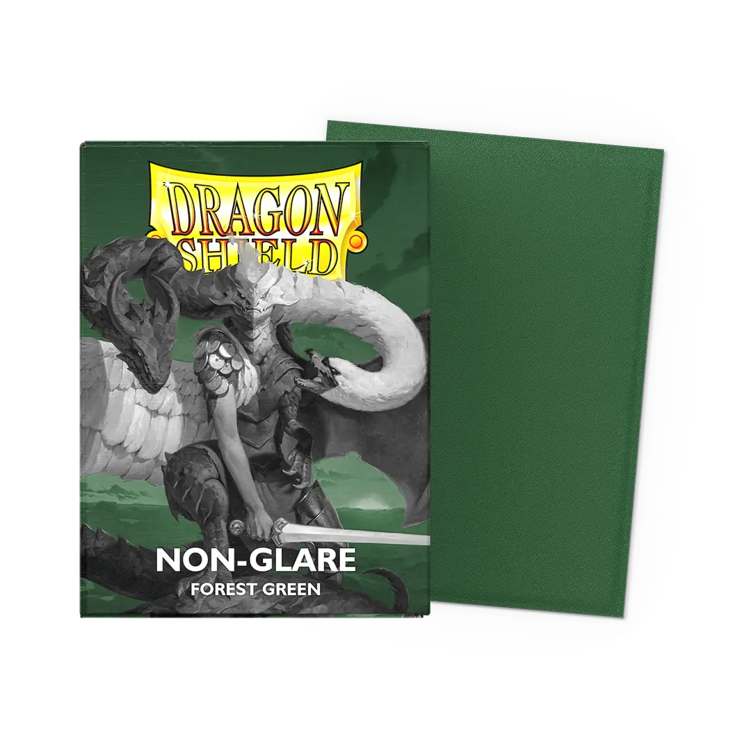Forest Green - Non-Glare - Matte Sleeves - Standard Size