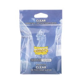 Dragon Shield Sleeves: Perfect Fit Standard Thick Inner - Clear 100CT