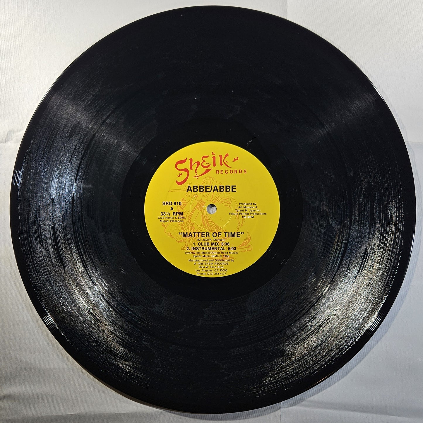 Abbe/Abbe - Matter of Time [1988 Used Vinyl Record 12" Single]