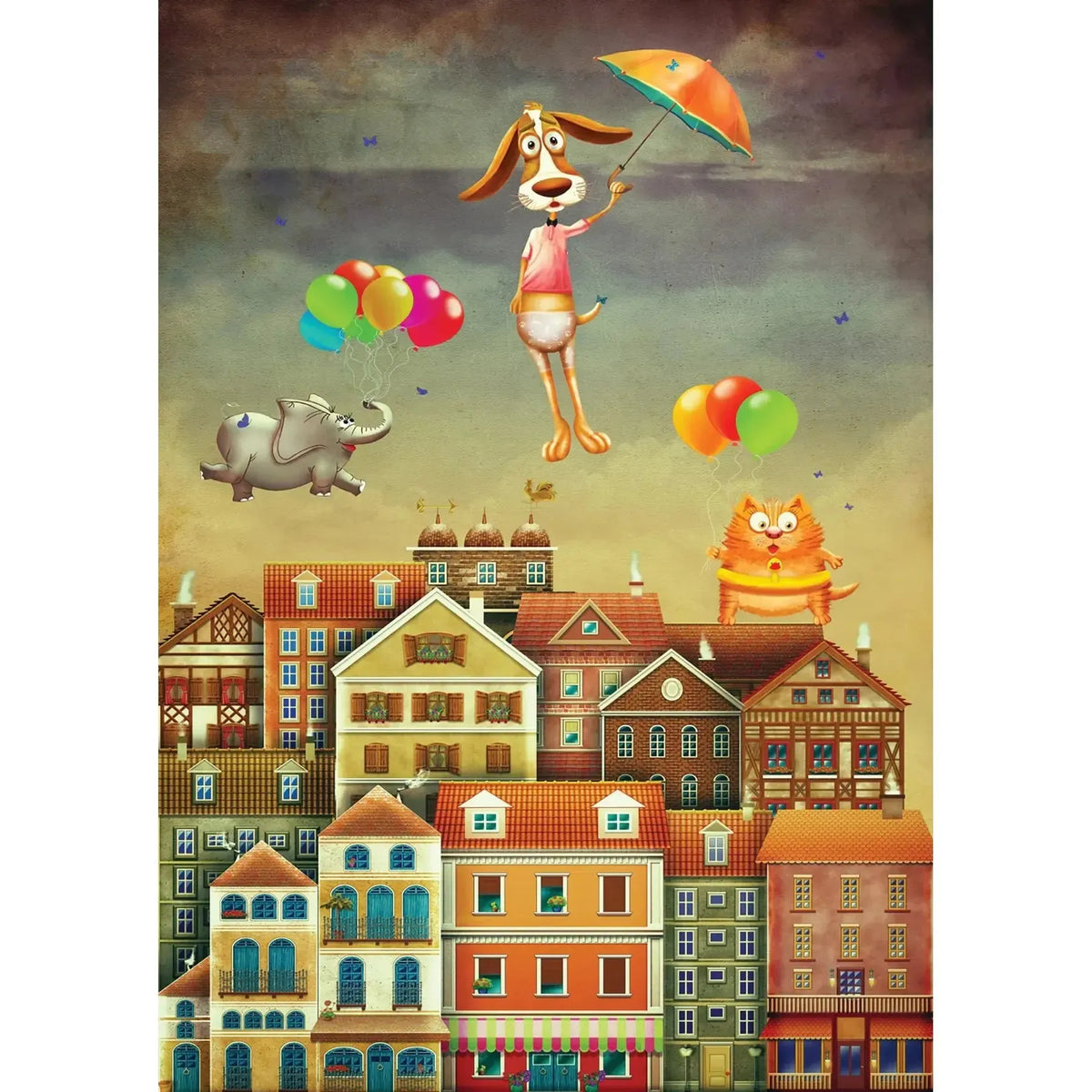 Above the City 1000 Piece Jigsaw Puzzle Enjoy