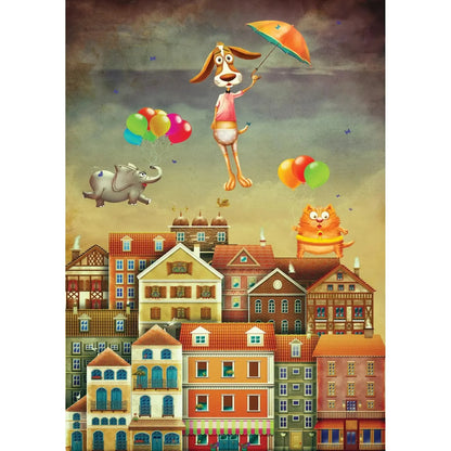 Above the City 1000 Piece Jigsaw Puzzle Enjoy
