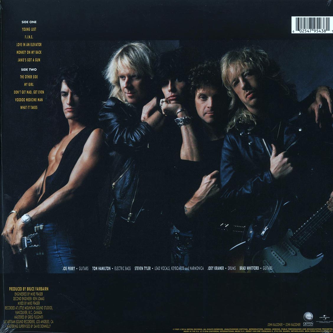 Aerosmith - Pump [2016 Reissue 180G] [New Vinyl Record LP]