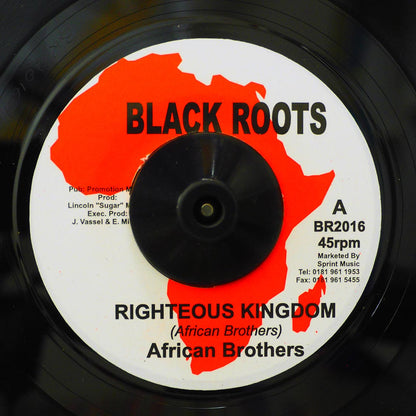 African Brothers - Righteous Kingdom [Repress] [New Vinyl Record 7" Single]