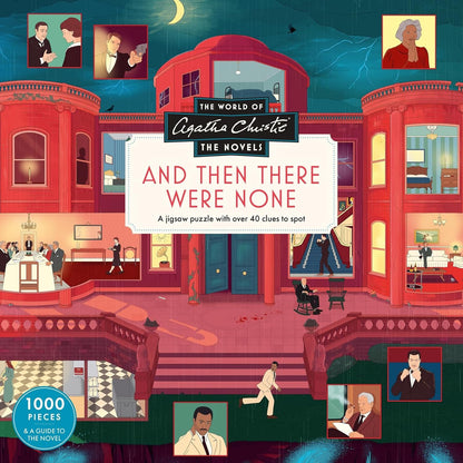 Agatha Christie & Then There Were None 1000 Piece Jigsaw Puzzle Laurence King