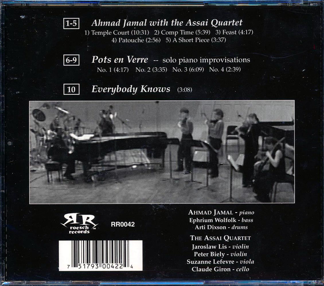 Ahmad Janal - Ahmad Jamal With The Assai Quartet [1997 New CD]