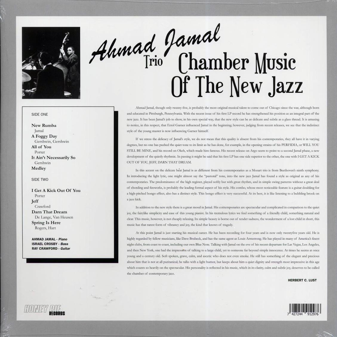 Ahmad Jamal Trio - Chamber Music of the New Jazz [2024 Reissue] [New Vinyl Record LP]