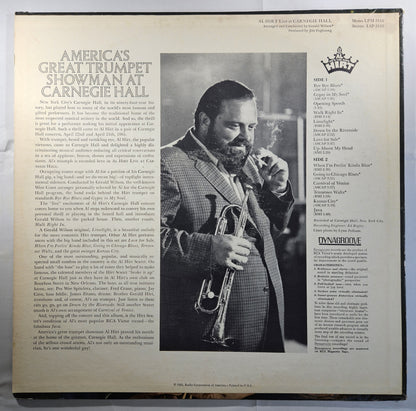 Al Hirt - Live At Carnegie Hall [1965 Hollywood Press] [Used Vinyl Record LP]