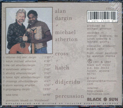 Alan Dargin + Michael Atherton - Cross + Hatch (Didjeridu + Percussion) [1997 New CD]