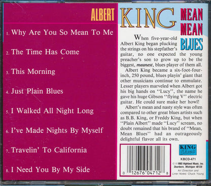 Albert King - Mean Mean Blues [1993 Compilation Remastered] [New CD]